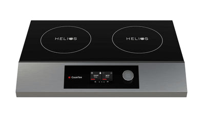 Cooktek HTF.9500.SS35.4 | Helios Touch Induction Cooktop | Dual Hob | Side by Side | Countertop | Induction Cooktop