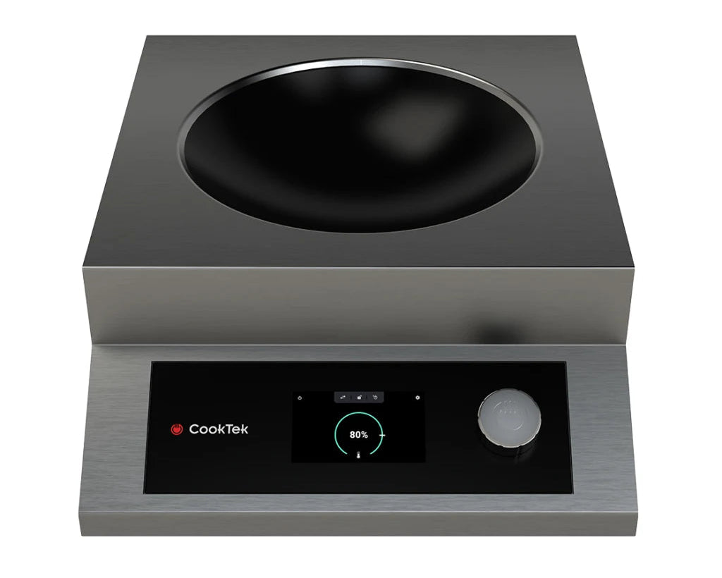Cooktek HTF.9500.WK35.4 | Helios Induction Wok Cookers | Single Hob | Countertop Wok