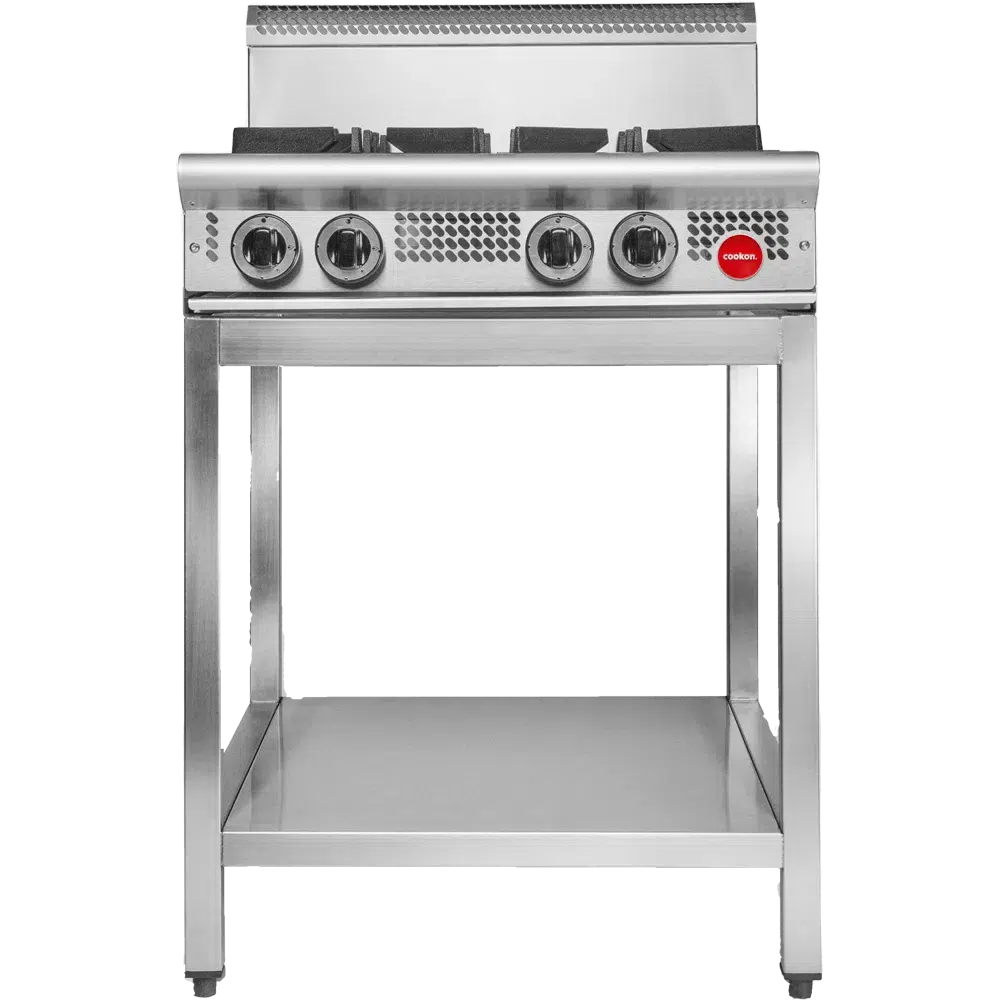 Gas Cooktop, Cookon, CT-4, 4 Burners, with Stand