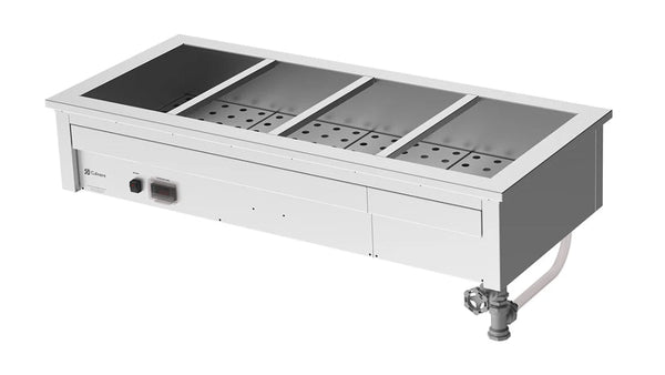 Culinaire CH.BM.U.4 | 4 Module | Undercounter | Commercial Bain Marie | Under Bench | Bain Marie