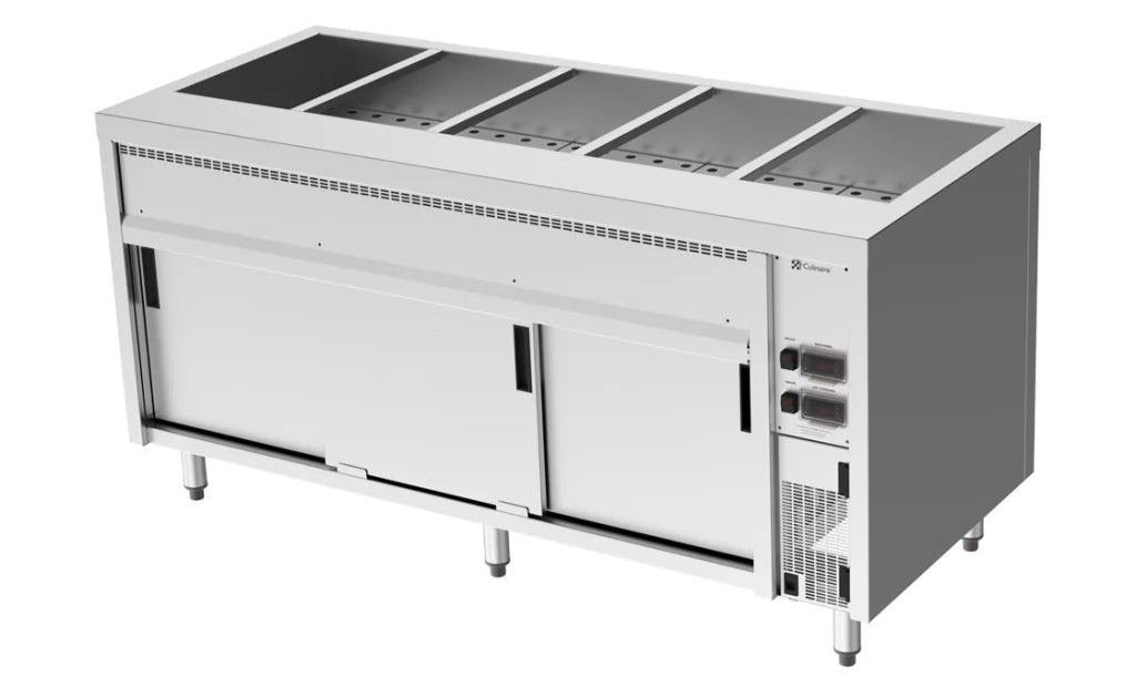 Culinaire CH.BMH.I.5 | Island Bain Marie | Hot Cupboard | 5 Module | Commercial Bain Marie I Under Bench | Bain Marie