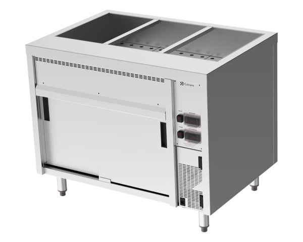 Culinaire CH.BMH.U.3 | Hot Cupboard | 3 Module | Undercounter | Commercial Bain Marie I Under Bench | Bain Marie