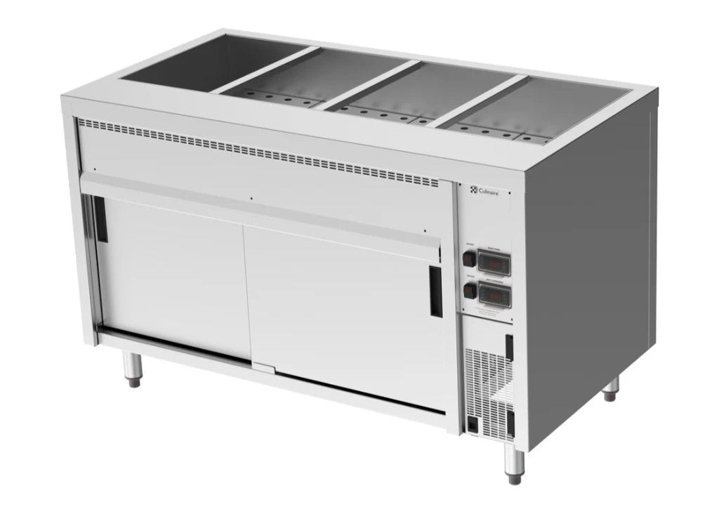 Culinaire CH.BMH.U.4 | Hot Cupboard | 4 Module | Undercounter | Commercial Bain Marie I Under Bench | Bain Marie