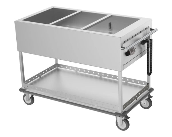 Culinaire CH.BMM.3 | 3 Module | Commercial Bain Marie | Mobile | Bain Marie
