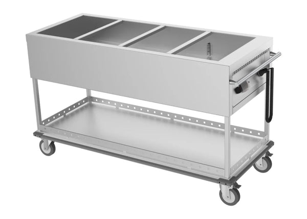 Culinaire CH.BMM.4 | 4 Module | Commercial Bain Marie | Mobile | Bain Marie