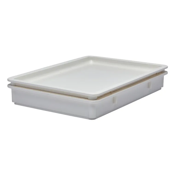 Cambro DB18263P148 I Polypropylene Pizza Dough Box I 3" Deep I Case of 6