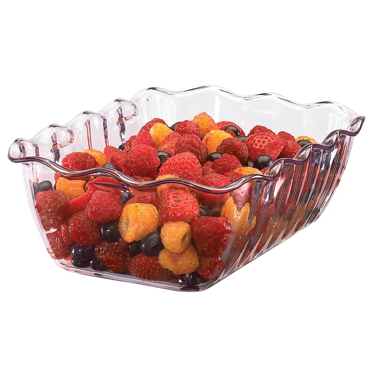 Cambro DC5152 I Deli Crocks 2.2 qt (2.0 L) I Clear I Case of 6