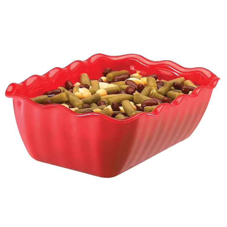 Cambro DC5404 I Deli Crocks 2.2 qt (2.0 L) I Red I Case of 6