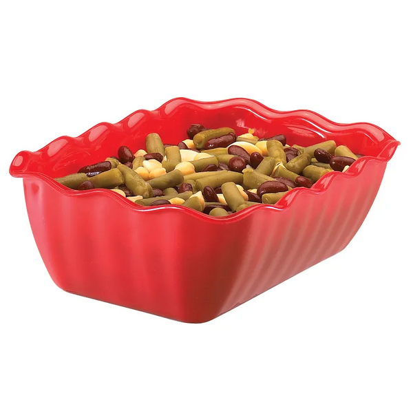Cambro DC5404 I Deli Crocks 2.2 qt (2.0 L) I Red I Case of 6