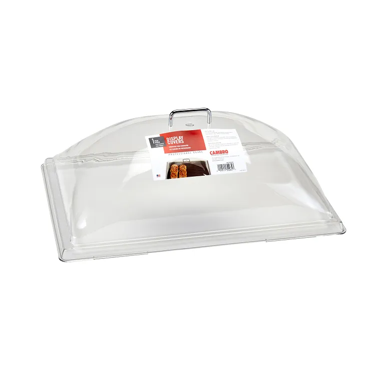 Cambro DD1826CW135 I Camwear Rectangular Dome Cover I 18" x 26" I Clear