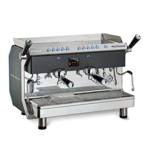 La Pavoni Professional DESIDERIO2VNEU Desirderio Black 2-Group Coffee Machine