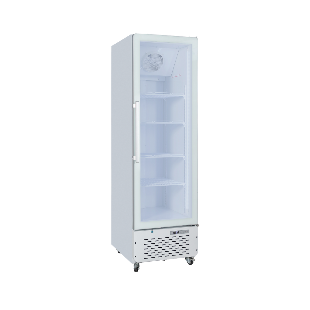 Exquisite DF400 | One Glass Door Upright Display Freezers White 413 Litre