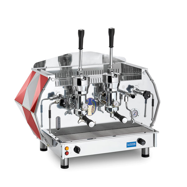 La Pavoni Professional DIA2L2052EU Diamante Red 2-Group Coffee Machine