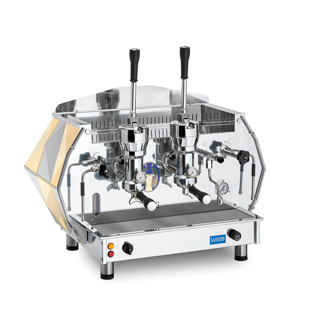 La Pavoni Professional DIA2L2400EU Diamante Gold 2-Group Coffee Machine