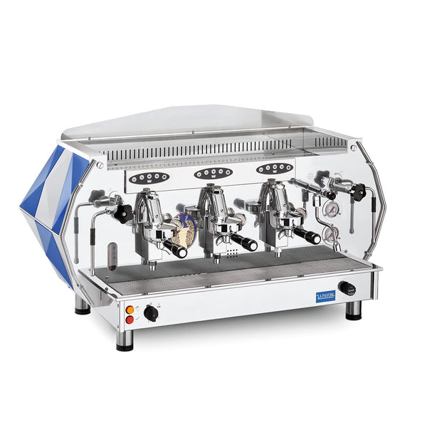 La Pavoni Professional DIA3SV1620EU Diamante Blue 3-Group Coffee Machine