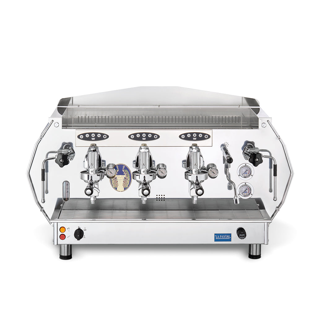 La Pavoni Professional DIA3SV1995EU Diamante Gold 3-Group Coffee Machine