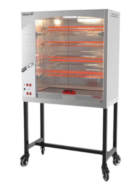 Doregrill GI4-E | Ginox 4 Stainless Steel | Electric Rotisserie 4 Spits