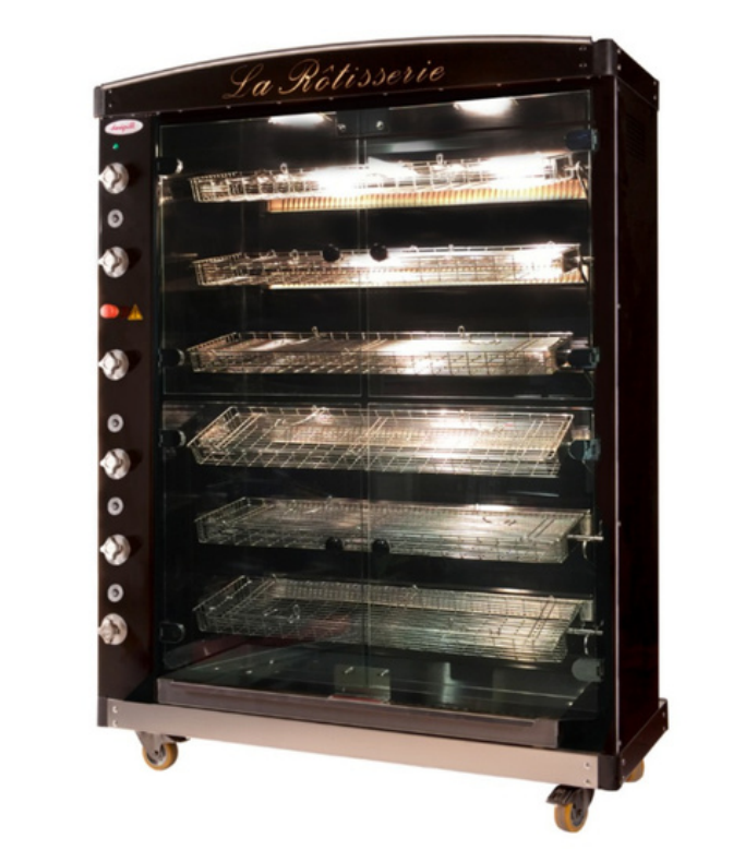 Doregrill MAG6-CR-G | Traditional Gas Rotisserie | 6 Spits Oven | Butterfly Chickens | Gas Roast Oven