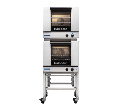 Turbofan E23M3/2C I Half Size Tray Manual I Double Stacked I Oven I Electric Convection Oven I with Castor Based Stand