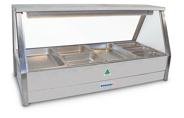 Roband E24 | 2 Row | Straight Glass | Hot Bain Marie | Hot Food Display Bar | Hot Food Bain Marie