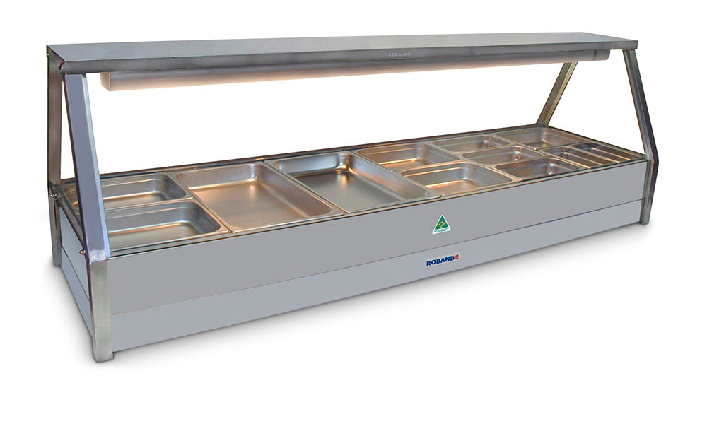 Roband E26RD I 2 Row I Straight Glass I Hot Bain Marie I Hot Food Display Bar I Hot Food Bain Marie