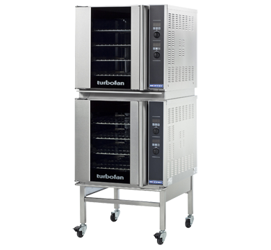 Turbofan E32D4/2C I Full Size Tray I Digital I Double Stacked I Oven I Electric Convection Oven I With Castor Base Stand