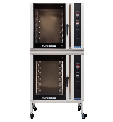 Turbofan E35D6-30/2C I Full Size Tray I Digital I Double Stacked I Oven I Electric Convection Oven I With Castor Base Stand