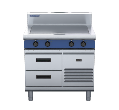 Blue Seal E57-RB  | 900mm | Electric Solid Top | Refrigerated Base