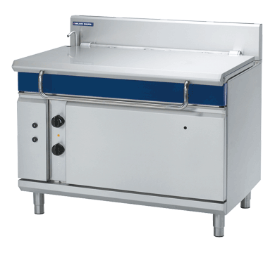 Tilting, Bratt Pan, Blue Seal, E580-12E, Heavy-duty lid, Electric