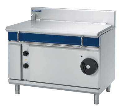 Tilting, Bratt Pan, Blue Seal, E580-12, Heavy-duty lid, Electric