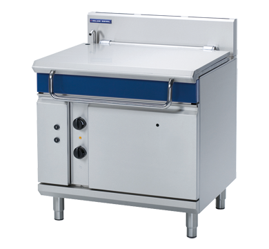Tilting, Bratt Pan, Blue Seal, E580-8E, Heavy-duty lid, Electric