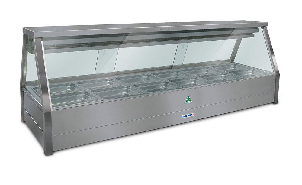 Roband EFX26RD | Straight Glass | Refrigerated Cold Plate | Refrigerated Salad Bar