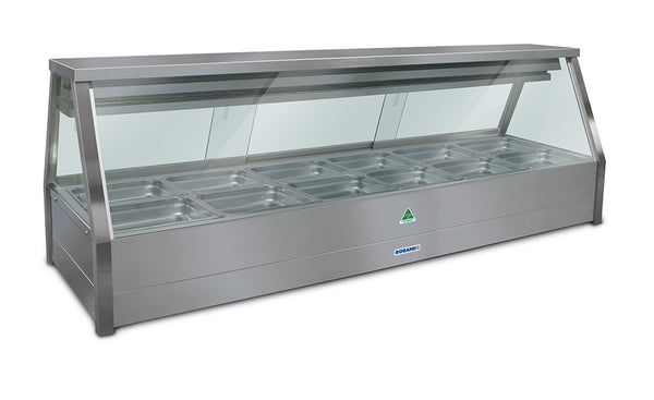 Roband EFX26RD | Straight Glass | Refrigerated Cold Plate | Refrigerated Salad Bar