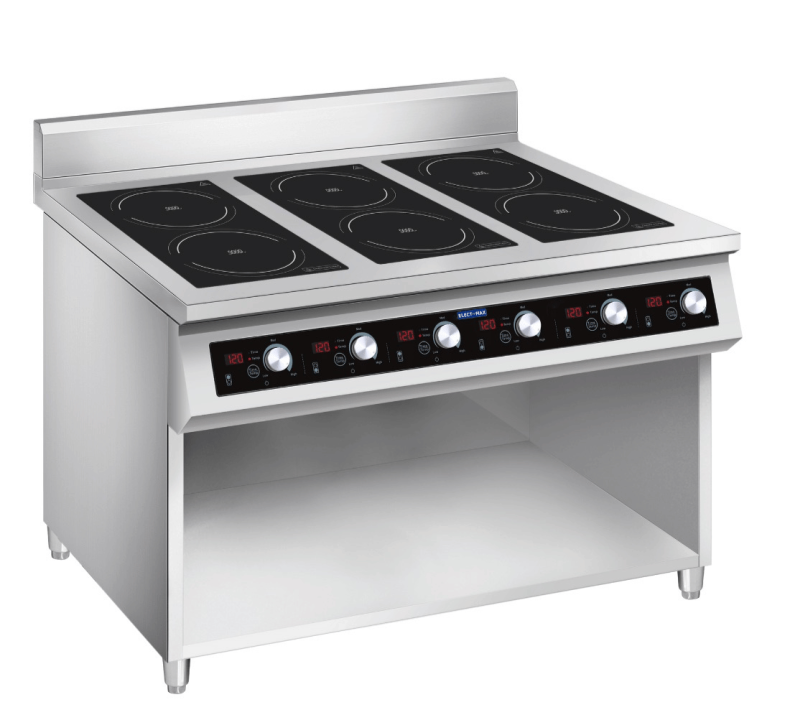 Induction Cooktop, F.E.D, EIC9-1200P, 6 Burner, with Splashback