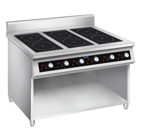 Induction Cooktop, F.E.D, EIC9-1200P, 6 Burner, with Splashback