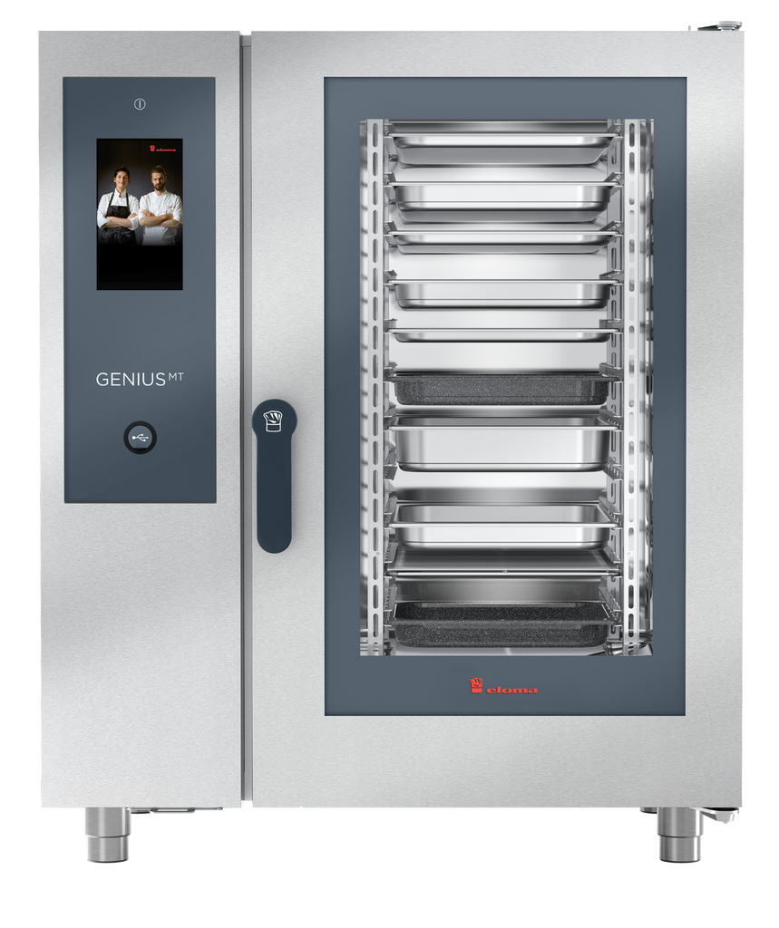 Skanos EL-111-391-752-3A Eloma Genius 10-11 MultiTouch Electric Combi Oven | Left Hinged | Triple Glazing | Autoclean PRO | 10 x GN 1/1