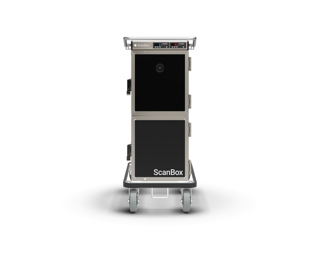 Skanos ELCCF44 ScanBox Ergo Line Combo Hot & Cold Food Transport Cart | 4 + 4 GN 1/1 | 520W