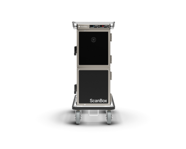 Skanos ELCCF44 ScanBox Ergo Line Combo Hot & Cold Food Transport Cart | 4 + 4 GN 1/1 | 520W