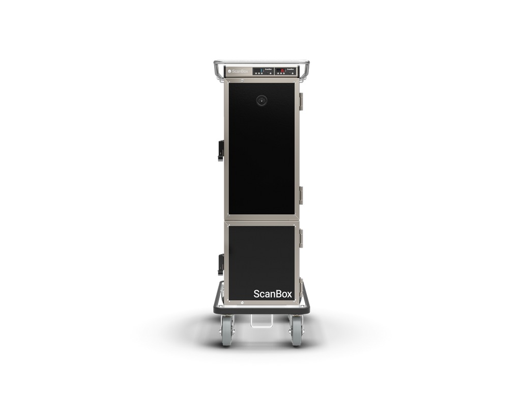 Skanos ELCCF48 ScanBox Ergo Line Combo Hot & Cold Food Transport Cart | 4 + 8 GN 1/1 | 835W