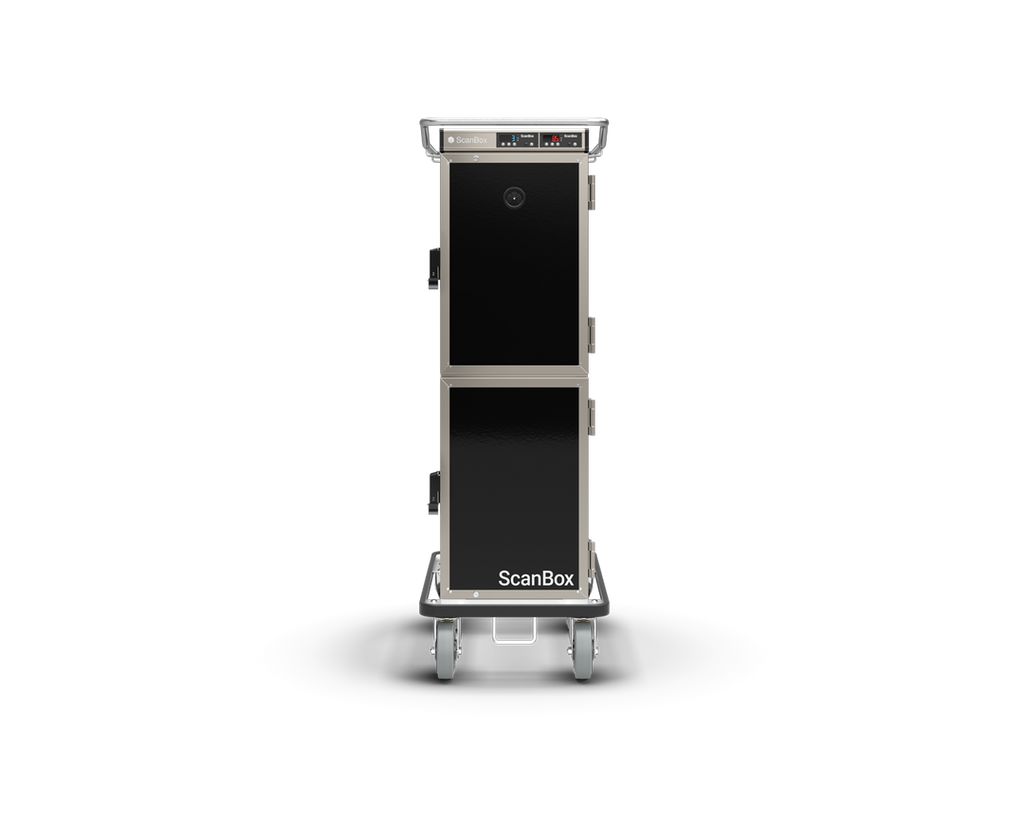 Skanos ELCCF66 ScanBox Ergo Line Combo Hot & Cold Food Transport Cart | 6 + 6 GN 1/1 | 520W