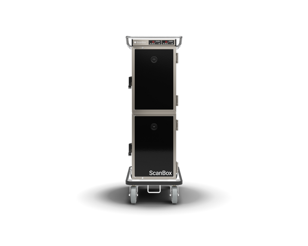 Skanos ELCFF66 ScanBox Ergo Line Combo Heated Food Transport Cart | 6 + 6 GN 1/1 | 770W