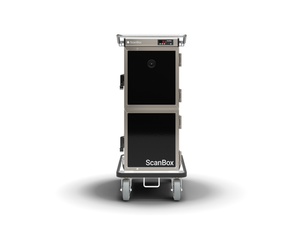 Skanos ELCNF44 ScanBox Ergo Line Combo Hot & Insulated Food Transport Cart | 4 + 4 GN 1/1 | 385W