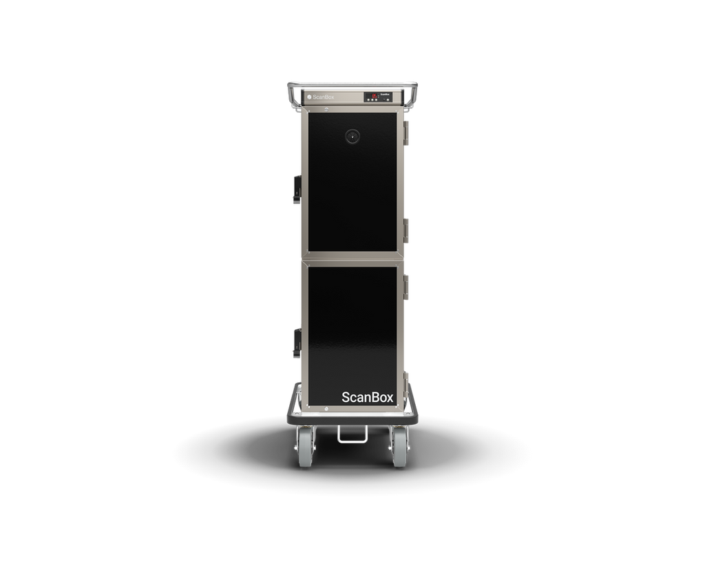 Skanos ELCNF66 ScanBox Ergo Line Combo Hot & Insulated Food Transport Cart | 6 + 6 GN 1/1 | 385W
