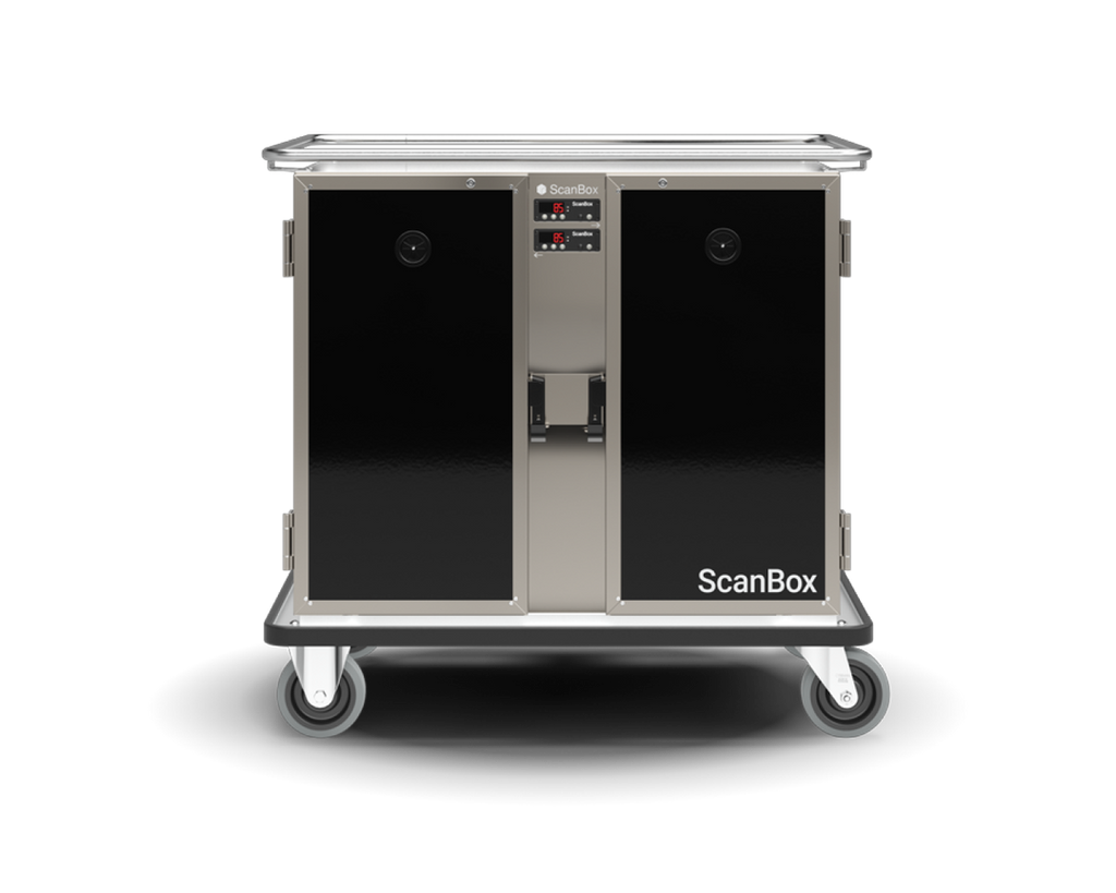 Skanos ELDFF08 ScanBox Ergo Line Duo Heated Food Transport Cart | 8 + 8 GN 1/1 | 1400W
