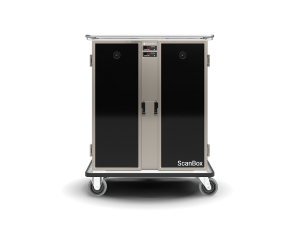 Skanos ELDFF10 ScanBox Ergo Line Duo Heated Food Transport Cart | 10 + 10 GN 1/1 | 2000W