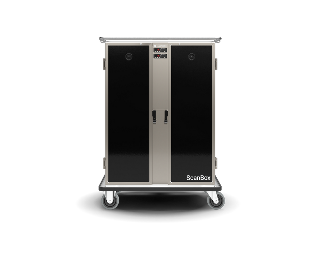 Skanos ELDFF14 ScanBox Ergo Line Duo Heated Food Transport Cart | 14 + 14 GN 1/1 | 2000W