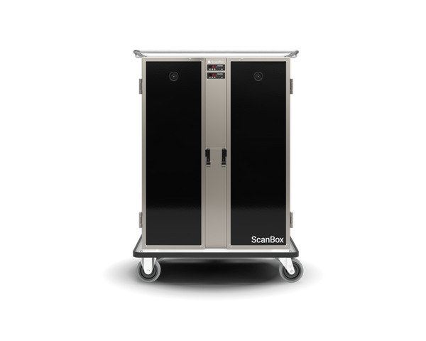 Skanos ELDFF14 ScanBox Ergo Line Duo Heated Food Transport Cart | 14 + 14 GN 1/1 | 2000W