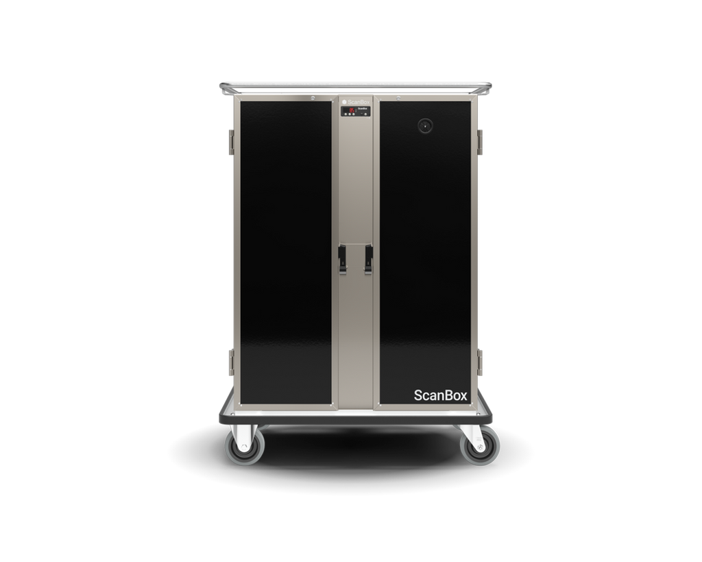 Skanos ELDNF14 ScanBox Ergo Line Duo Hot & Insulated Food Transport Cart | 14 + 14 GN 1/1 | 1000W