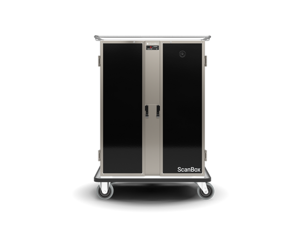 Skanos ELDNF14 ScanBox Ergo Line Duo Hot & Insulated Food Transport Cart | 14 + 14 GN 1/1 | 1000W