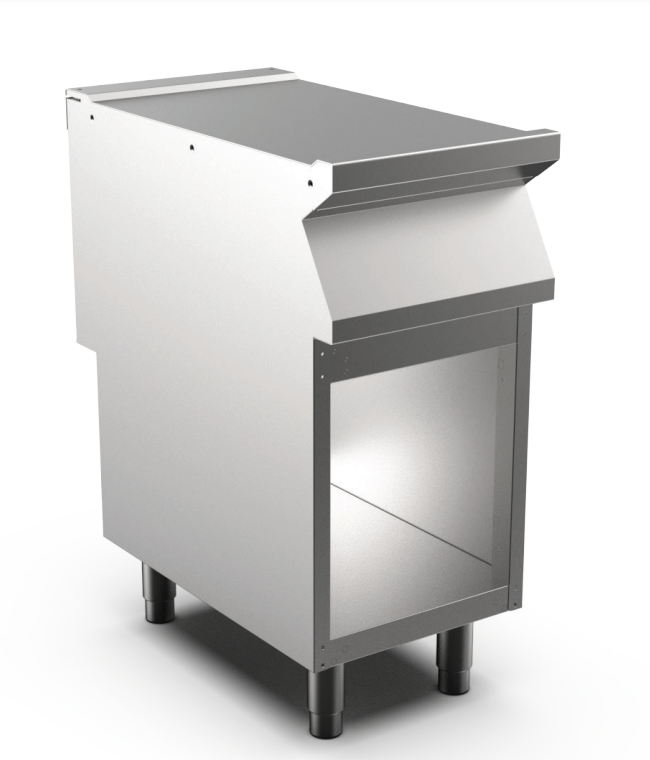  Infill Bench, Mareno, EN94G, M1 90 Series, 400mm, Worktop, Stainless Steel, with Stand 
